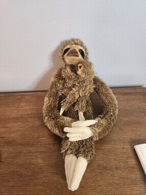Adventure Planet Hanging Mom And Baby Sloth Stuffed Animal 18in